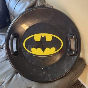 DC Comics Black and Yellow Batman Sled